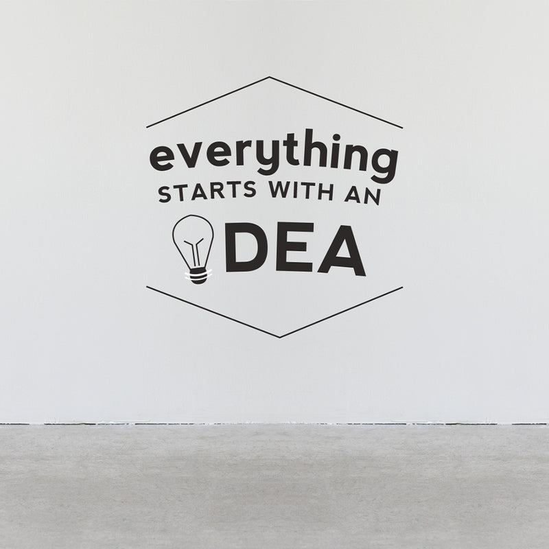 Everything Starts With An Idea